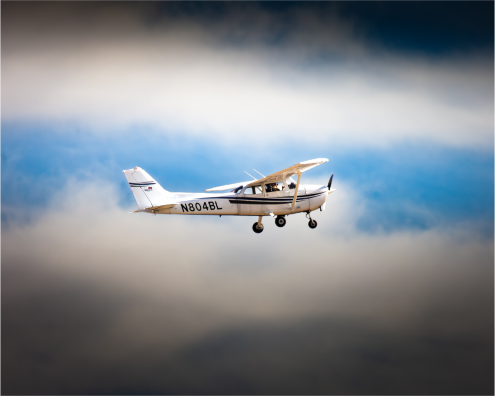 Main image Cessna 172 Skyhawk N804BL Stormy Flight West Jordan Utah