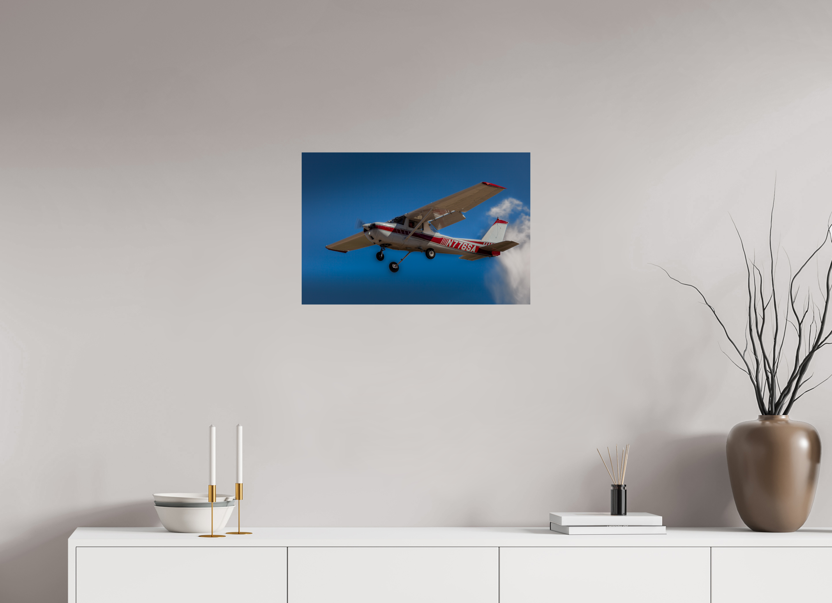 24 x 16″, Photo Print On Fuji Crystal DP II Cessna 150