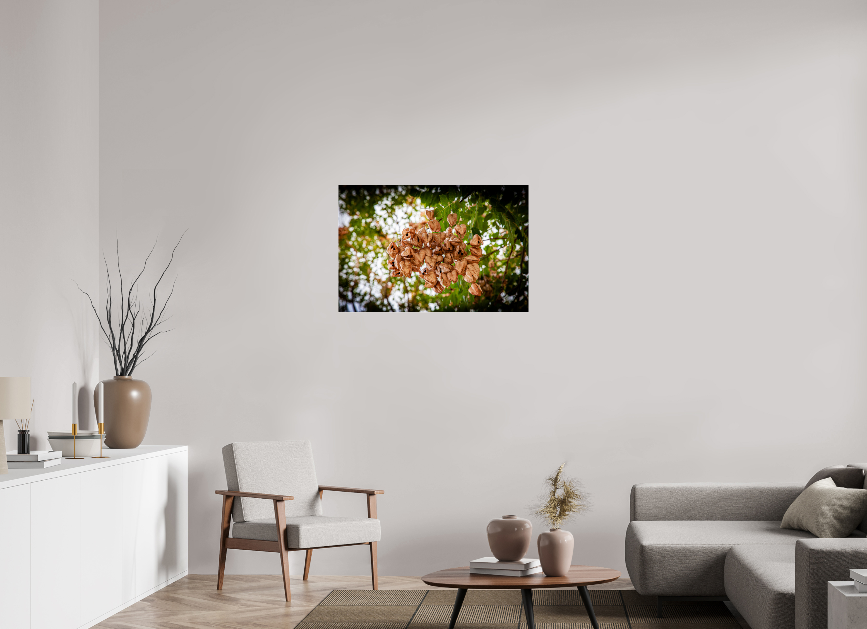 36 x 24″, Photo Print Under Acrylic Glass Sunlit Spider Web Golden Hour Salt Lake City