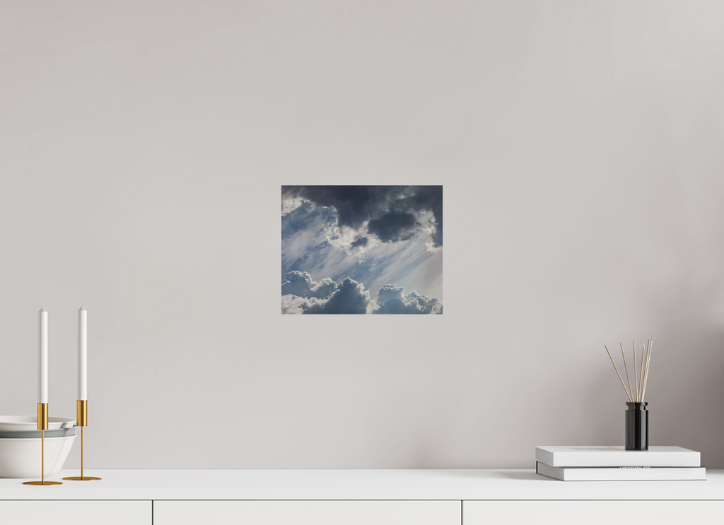 10 x 8″, Photo Print On Fuji Crystal DP II Clouds Above Salt Lake City