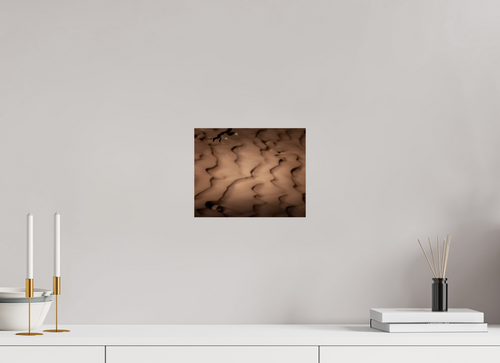 10 x 8″, Photo Print On Fuji Crystal DP II Abstract Mud Ripple Patterns Salt Lake City