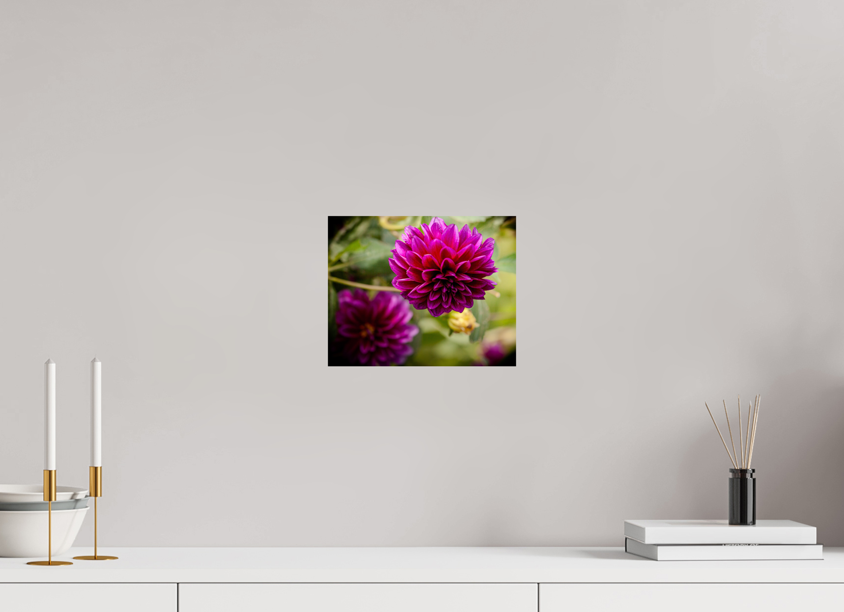 10 x 8″, Photo Print On Fuji Crystal DP II Vibrant Purple Dahlia Bloom Salt Lake City
