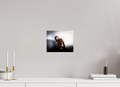 10 x 8″, Photo Print On Fuji Crystal DP II Majestic Dark Hawk Perched on an Urban Street Light at Golden Hour