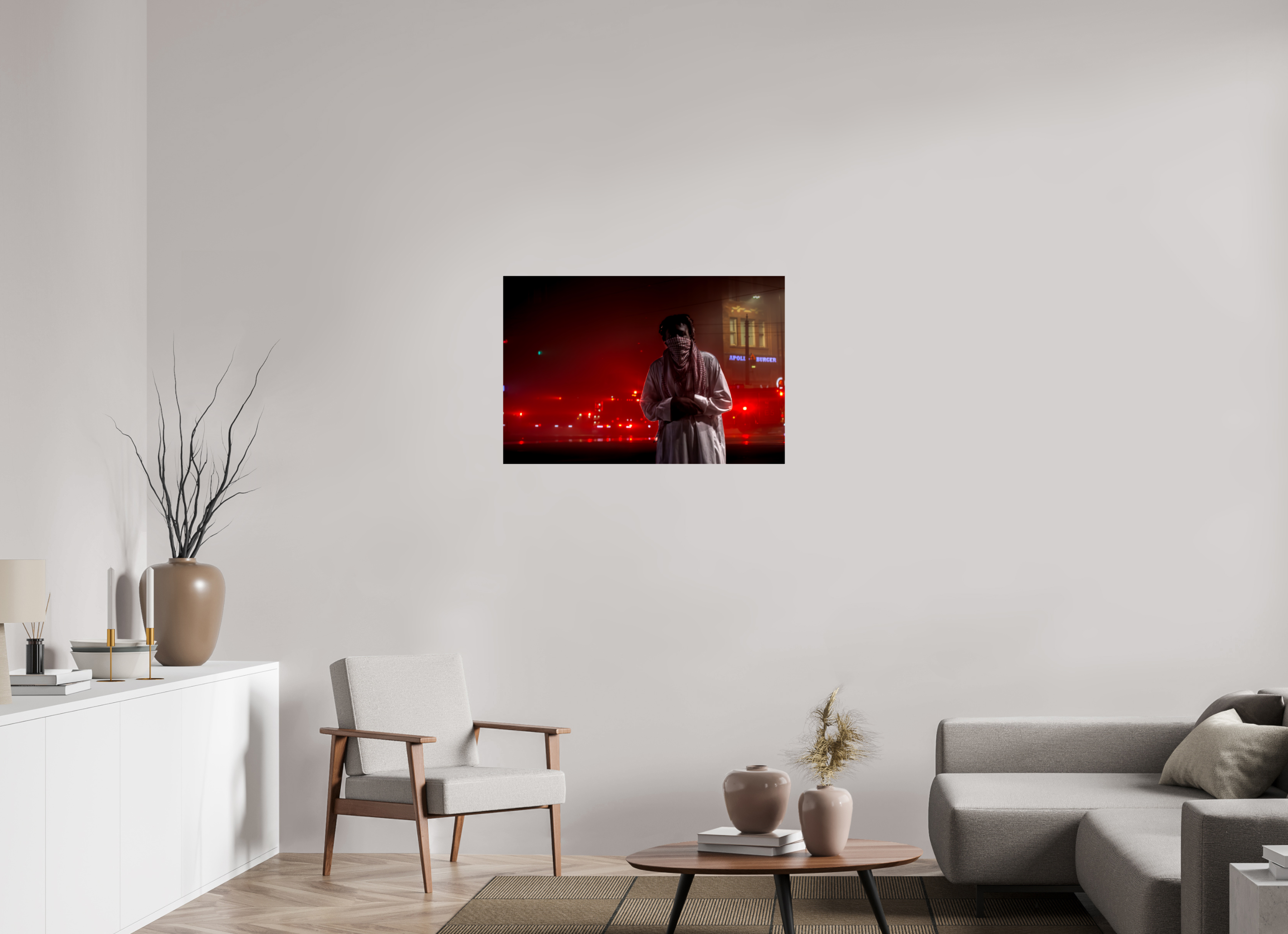 36 x 24″, Photo Print On Fuji Crystal DP II London Bell Fire Bystander