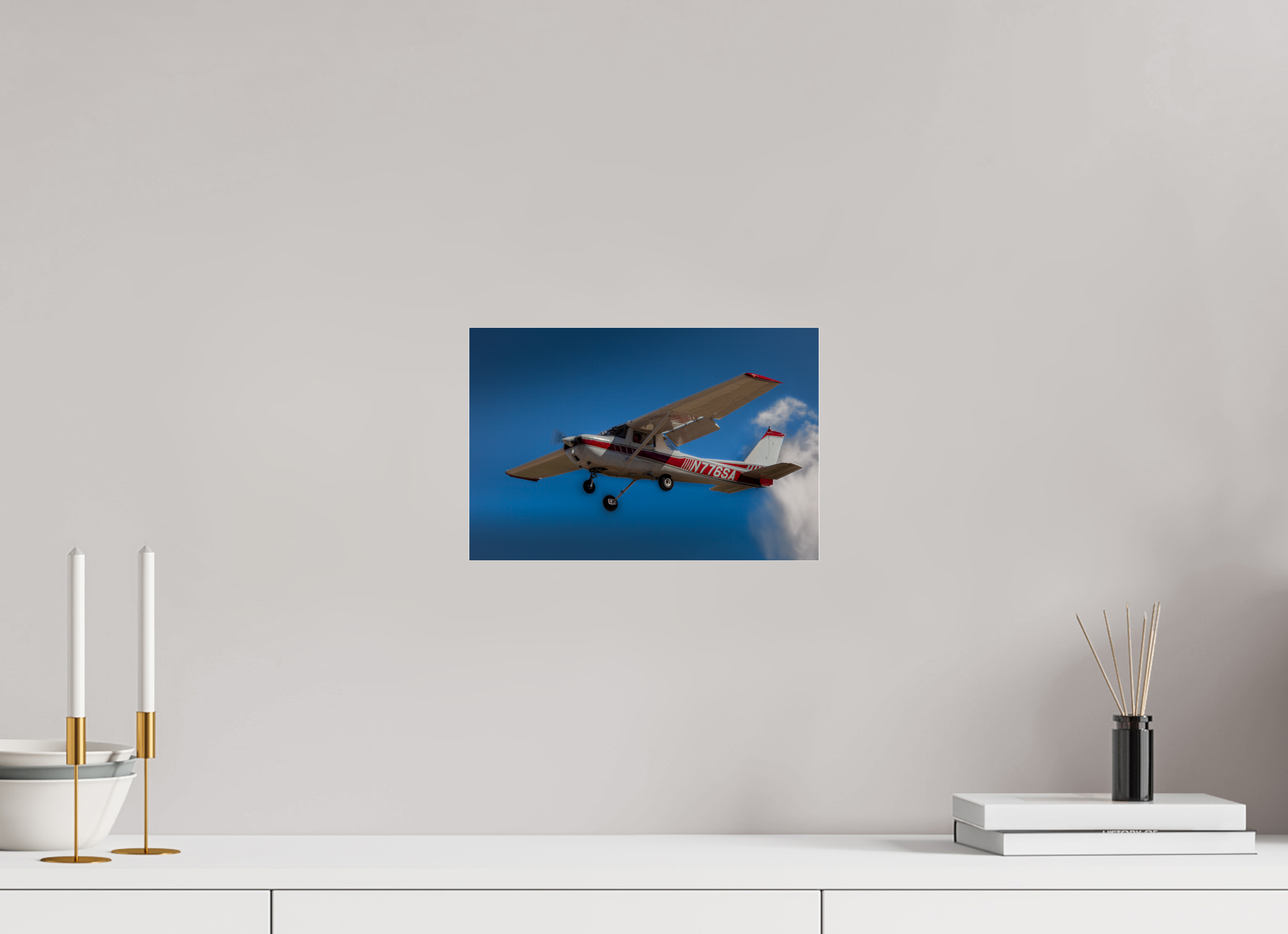 12 x 8″, Photo Print Under Acrylic Glass Cessna 150