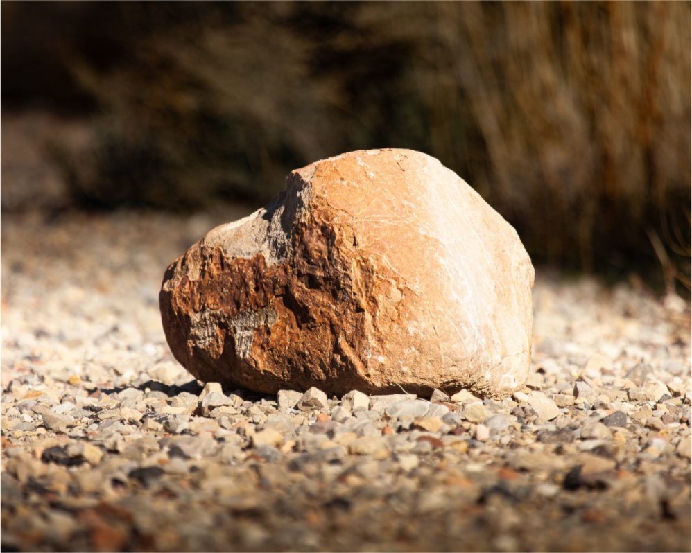 Main image Sunlit Boulder on Mountain View Bike Trail Salt Lake City