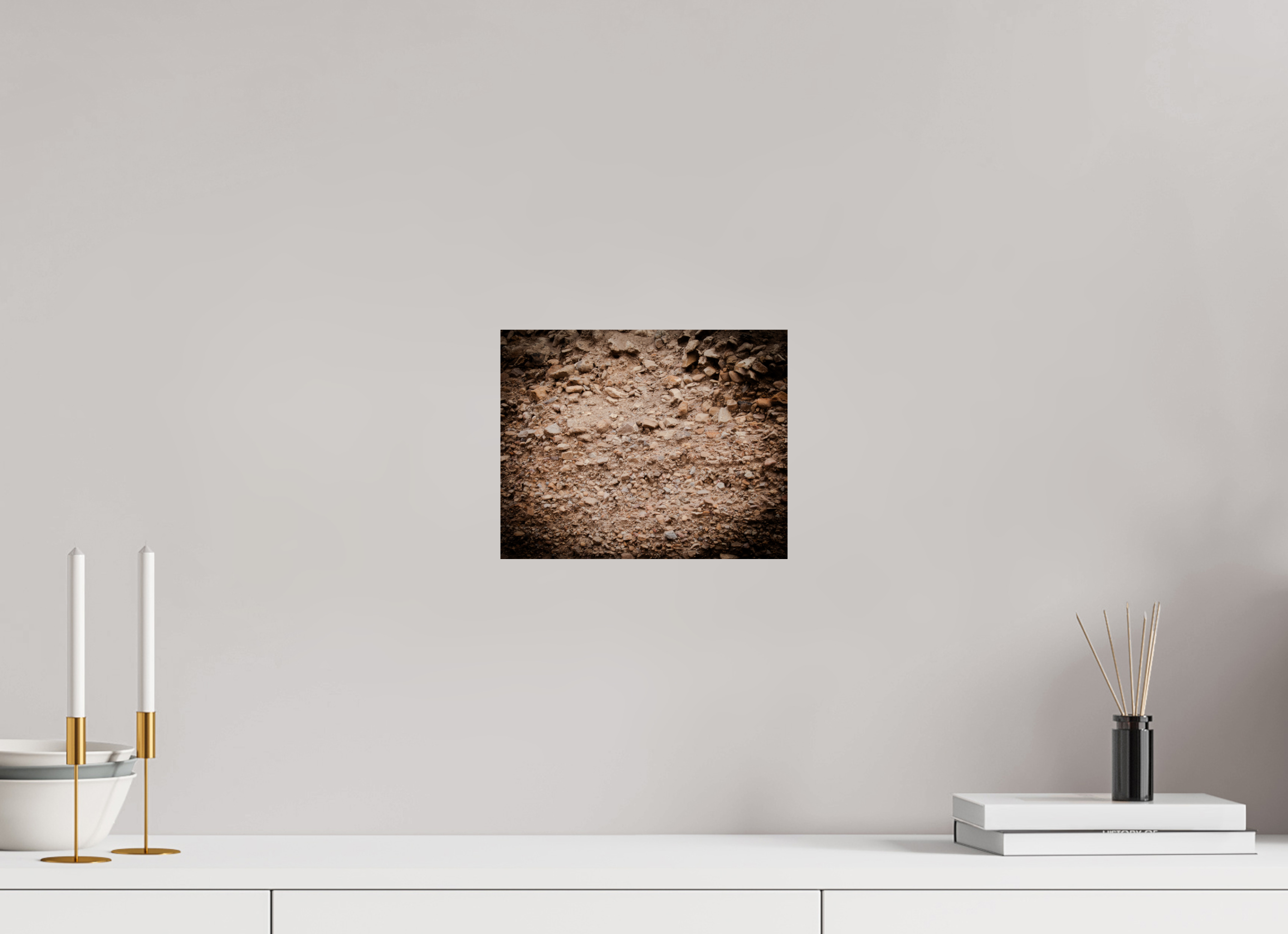 10 x 8″, Photo Print On Fuji Crystal DP II Earthy Rock and Dirt Wall Texture Salt Lake City