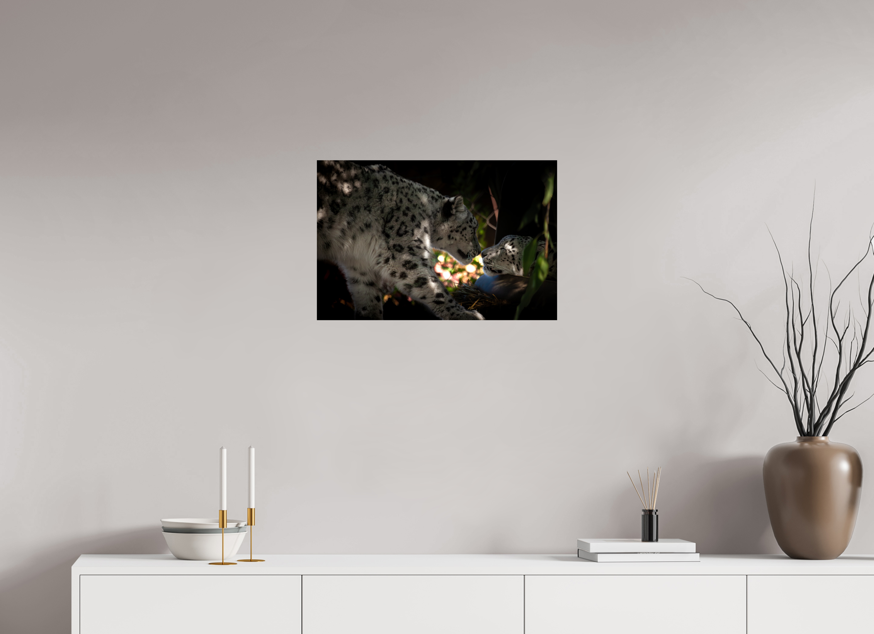 24 x 16″, Photo Print On Fuji Crystal DP II Snow Leopards